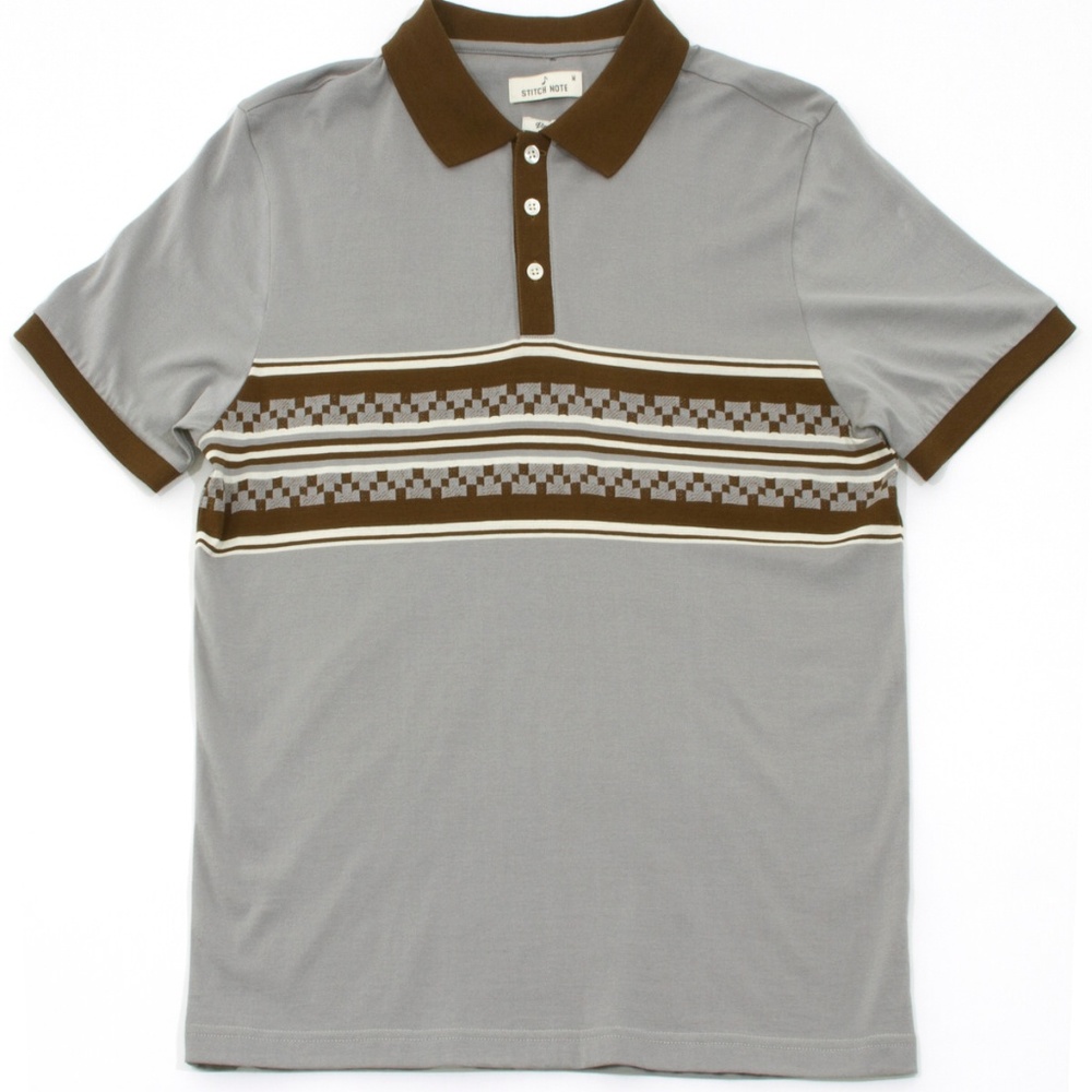 Stitch Note Vintage Jaquard Polo